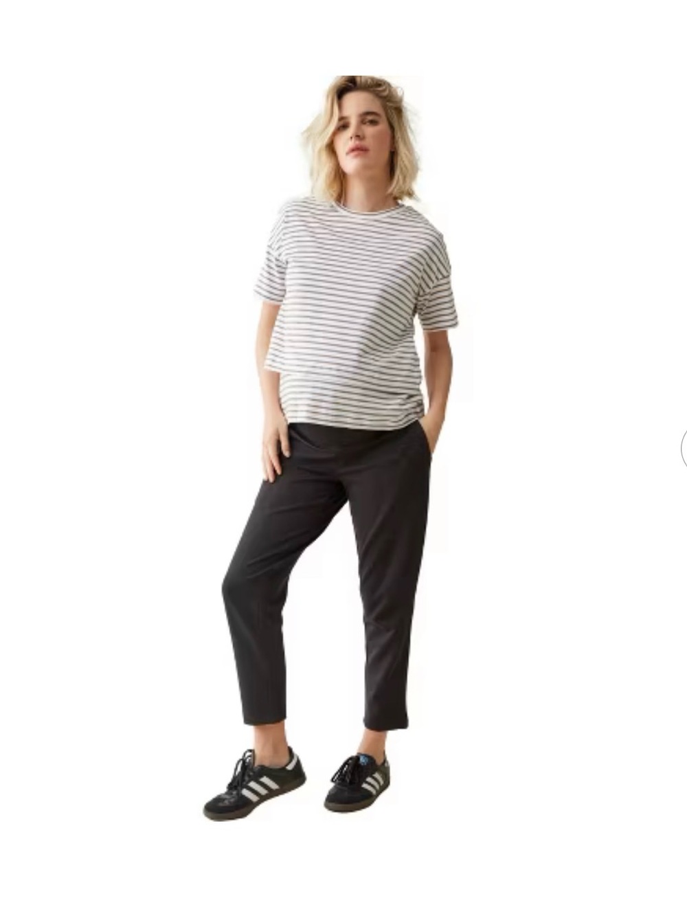Ingrid + Isabel Maternity EveryWear Ponte Pant Black Size